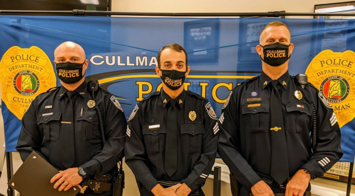 Cullman Police Department honors officers for years of service