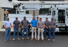 Cullman Power Board crews assisting in Fairhope following Hurricane Sally