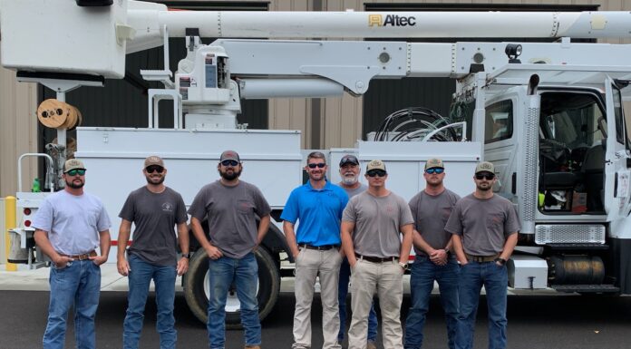 Cullman Power Board crews assisting in Fairhope following Hurricane Sally