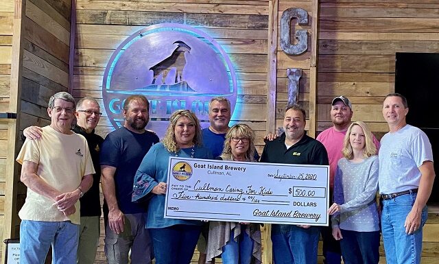 Cullman Caring for Kids receives $500 from Goat Island mask sales
