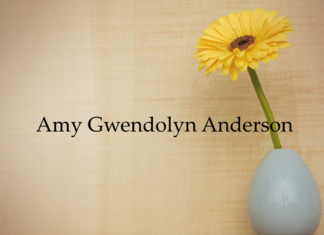 Obituary: Amy Gwendolyn Anderson
