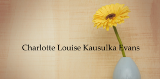 Obituary: Charlotte Louise Kausulka Evans