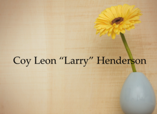 Obituary: Coy Leon “Larry” Henderson