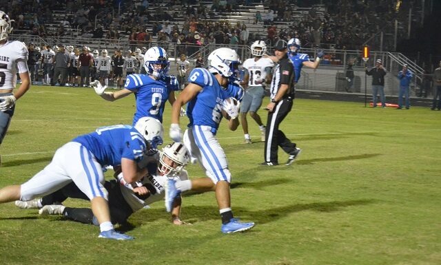 PREP FOOTBALL: Knights outlast Panthers, 28-27, at home