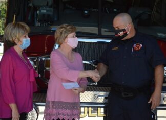 Cullman Fire Rescue donates $1,500 to Cullman County Bosom Buddies