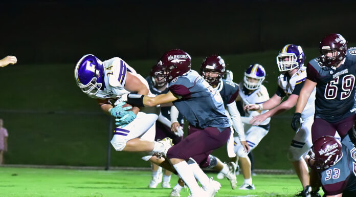 PREP FOOTBALL: Aggies edge Warriors 28-27 in instant classic