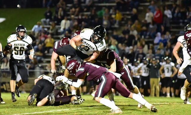 PREP FOOTBALL: Warriors drop another tight one at home, 43-35