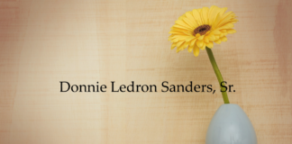 Obituary: Donnie Ledron Sanders, Sr.