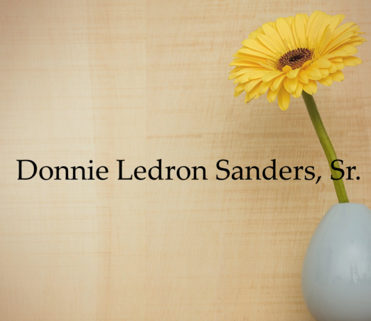 Obituary: Donnie Ledron Sanders, Sr.