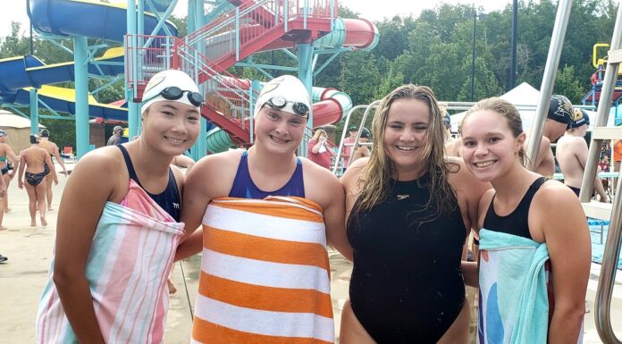 PREP SWIMMING: Bearcats take top spot in 2nd meet of season