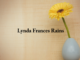 Obituary: Lynda Frances Rains