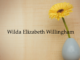 Obituary: Wilda Elizabeth Willingham