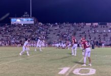 PREP FOOTBALL: Warriors fall at no. 5 Guntersville, 59-28