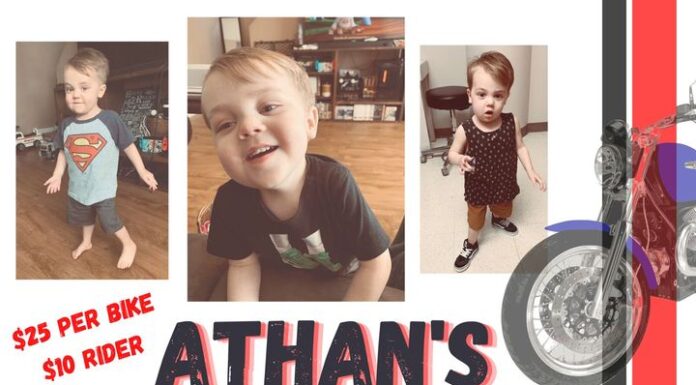 ‘Athan’s Ride’ to benefit local toddler this Saturday