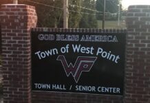 New signs up in West Point