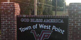 New signs up in West Point