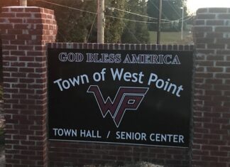 New signs up in West Point