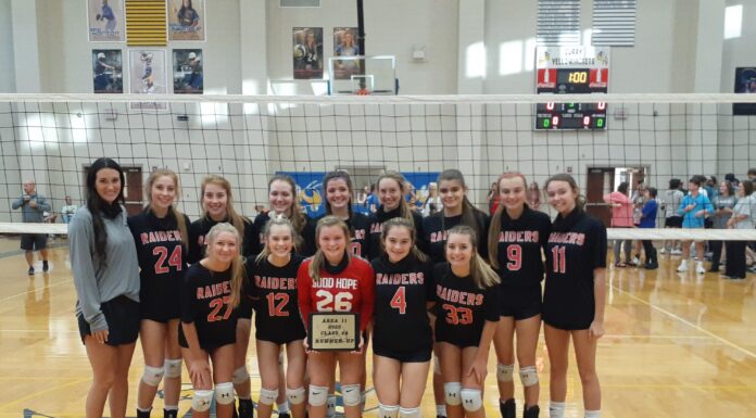 PREP VOLLEYBALL: Good Hope finishes runner-up in 4A, Area 11 Tournament
