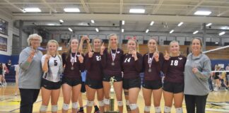 PREP VOLLEYBALL: Lady Warriors edge Fairview in thriller to win back to back county titles