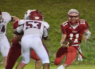 PREP FOOTBALL: Raiders run over Redskins 34-7