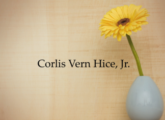 Obituary: Corlis Vern Hice, Jr.