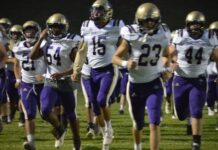 PREP FOOTBALL: Redskins tame Bulldogs, 56-24