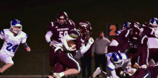 PREP FOOTBALL: Warriors dominate Carbon Hill, 37-0