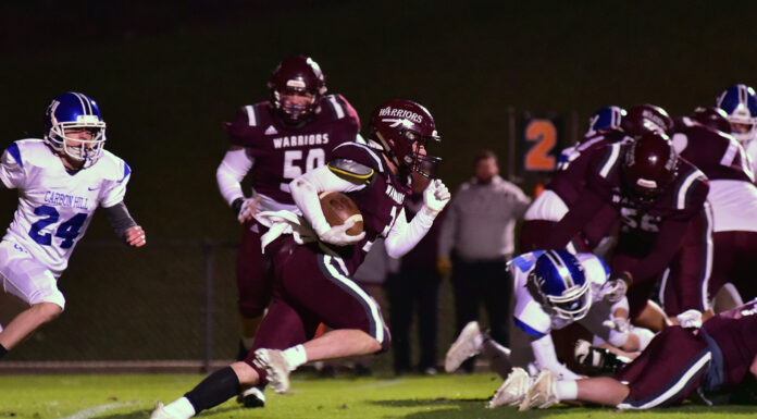 PREP FOOTBALL: Warriors dominate Carbon Hill, 37-0