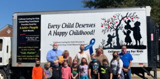 East Elementary ‘Patriot Day’ food drive collects 9,521 pounds of food for Cullman Caring for Kids