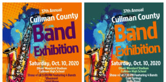 (Updated) 37th annual Cullman County Band Exhibition postponed to Thursday, Oct. 15