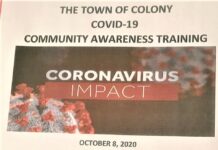 Colony to host COVID-19 community awareness training this Thursday