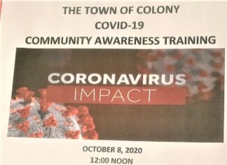 Colony to host COVID-19 community awareness training this Thursday
