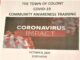 Colony to host COVID-19 community awareness training this Thursday