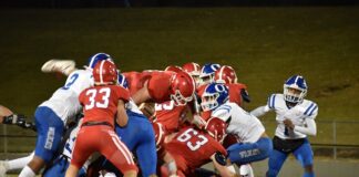 PREP FOOTBALL: Vinemont clinches playoff spot with 20-17 OT win over Oakman