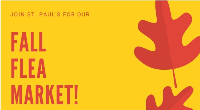 St Paul’s Lutheran School Fall Flea Market Nov. 7; vendor booths available