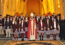Senior Dedication held at St. Bernard