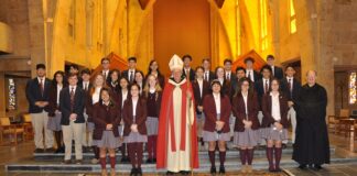 Senior Dedication held at St. Bernard