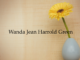 Obituary: Wanda Jean Harrold Green