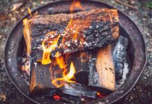 Enjoying a fire pit, responsibly