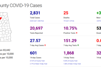 Cullman County COVID-19 update: Nov. 1