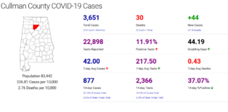 Cullman County COVID-19 update: Nov. 14