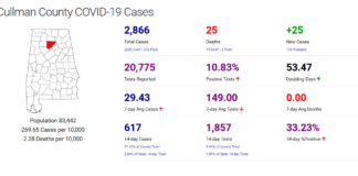 Cullman County COVID-19 update: Nov. 2