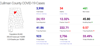 Cullman County COVID-19 update: Nov. 20