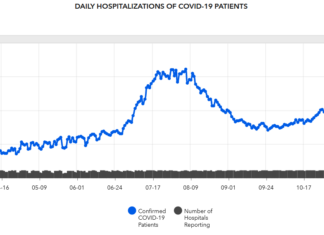 Nov. 30 COVID-19 update: Record statewide hospitalizations; 53 hospitalized locally