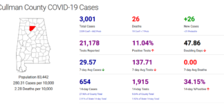 Cullman County COVID-19 update: Nov. 5