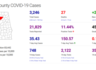 Cullman County COVID-19 update: Nov. 9