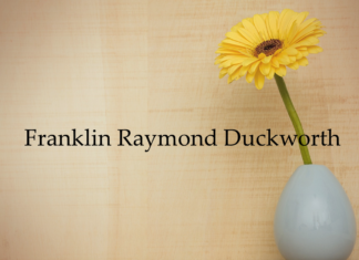 Obituary: Franklin Raymond Duckworth