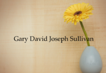 Obituary: Gary David Joseph Sullivan