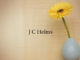Obituary: J C Helms