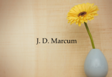 Obituary: J. D. Marcum